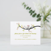 Invitation PixDezines aime les colombes/do-it-yourself couleu (Debout devant)