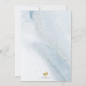 Invitation PixDezines Alcool+Encre Dusty Baptême d'argent ble (Dos)