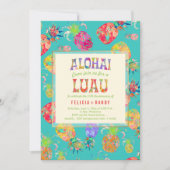 Invitation PixDezines Aloha Aloha Hawaiian Pineapples/DO-IT-Y (Devant)