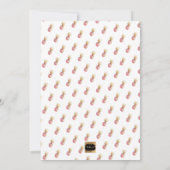 Invitation PixDezines Aloha Ananas/Rose/Graduation Luau (Dos)