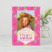 Invitation PixDezines Aloha Pineapples Graduation Luau (Debout devant)