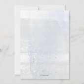 Invitation PixDezines Aquarelle Baptême Brossé 1er Anniversai (Dos)