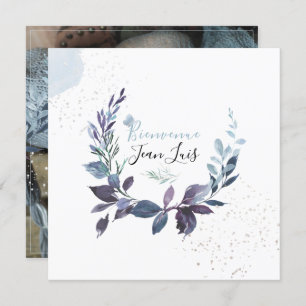 Invitation PixDezines Aquarelle Faire-partie de NaissanceGarç