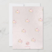 Invitation PixDezines Aquarelle Fleurs pivoines (Dos)