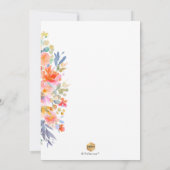Invitation PixDezines Aquarelle, Jardin Rose Bridal Brunch (Dos)