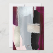 Invitation PixDezines Aquarelle Nuanciers Dahlia Rouge Blush (Dos)