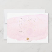 Invitation PixDezines Aquarelle Rose Vous Voulez .. Épouse (Dos)