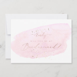 Invitation PixDezines Aquarelle Rose Vous Voulez .. Épouse