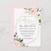 Invitation PixDezines Aquarelle Roses Roses Roses Roses Roses (Devant / Derrière)