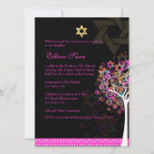 Invitation PixDezines Arbre de vie Bat mitzvah/Arrière - plan (Dos)