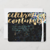 Invitation PixDezines Arbre de vie Bat mitzvah/Réception (Dos)