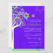 Invitation PixDezines arbre de vie/do-it-yourself couleur (Dos)