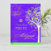 Invitation PixDezines arbre de vie/do-it-yourself couleur (Debout devant)