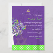 Invitation PixDezines arbre de vie/DO-IT-YOURSELF couleurs ar (Dos)