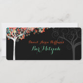 Invitation PixDezines arbre de vie mitzvah/Chalkboard (Devant)