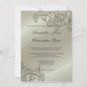 Invitation PixDezines arrosées d'argent rustique (Dos)