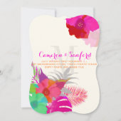 Invitation PixDezines bali kai/vert/rose/DO-IT-YOURSELF (Devant)