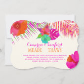 Invitation PixDezines bali kai/vert/rose/DO-IT-YOURSELF (Dos)