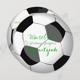 Invitation PixDezines bar de football mitzvah/DO-IT-YOURSELF