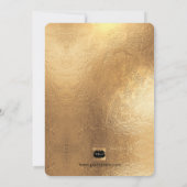 Invitation PixDezines Bar Mitzvah/Faux Gold Confetti (Dos)