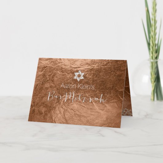 Invitation PixDezines bar photo design mitzvah/fausse feuille (Devant)