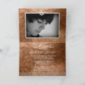 Invitation PixDezines bar photo design mitzvah/fausse feuille (Intérieur)