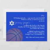 Invitation ✡ PixDezines Basketball Bar Mitzvah/DO-IT-YOURSELF (Dos)