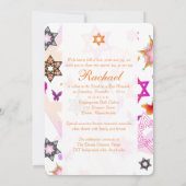 Invitation PixDezines bat mitzvah/collage (Dos)