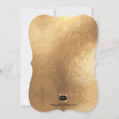 Invitation PixDezines Bat mitzvah/Faux Gold Confetti (Dos)