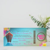 Invitation PixDezines Bateau d'embarquement/Bateau d'amour/Ba (Debout devant)