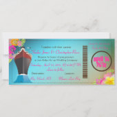 Invitation PixDezines Bateau d'embarquement/Bateau d'amour/Ba (Devant)