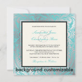 Invitation PixDezines Bellissimo Damask Vintage (Dos)