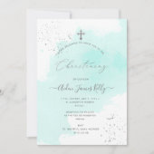 Invitation PixDezines Bleu Aqua (Devant)