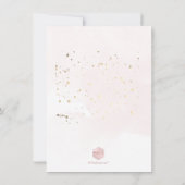 Invitation PixDezines Blush Aquarelle Vous Serez Bridesmaid (Dos)