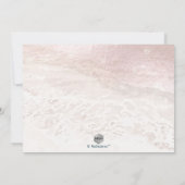 Invitation PixDezines Blush Ocean Shoreline Bat mitzvah (Dos)