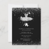 Invitation PixDezines Blush Tutu n Butterflies Dance Recital (Dos)