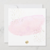 Invitation PixDezines Blush Watercolor Flowers Christening (Dos)