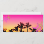 Invitation PixDezines Boarding Pass+Tropical Sunset A-Bay (Dos)