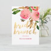 Invitation PixDezines Bridal Brunch/do-it-yourself Arrière -  (Debout devant)