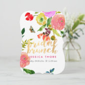 Invitation PixDezines Bridal Brunch Ranunculus/do-it-yourself (Debout devant)