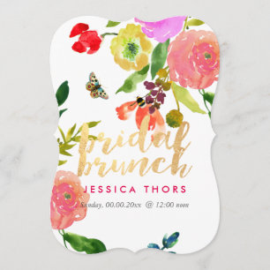 Invitation PixDezines Bridal Brunch Ranunculus/DO-IT-YOURSELF