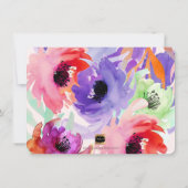 Invitation PixDezines Bridesmaid/Floral/Aquarelle/Rose (Dos)