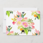 Invitation PixDezines Bridesmaid/Floral/Watercolor/Spring (Dos)