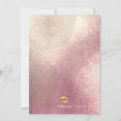 Invitation PixDezines Brunch Bubbly/Confetti+Ombre Rose (Dos)