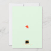 Invitation PixDezines Brunch & Bubbly Spring Floral/Coral+Min (Dos)