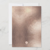 Invitation PixDezines Brunch N Bubbly/Rose Gold Confetti (Dos)