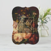 Invitation PixDezines Brunch nuptial/vie morte florale (Debout devant)