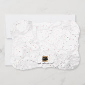 Invitation PixDezines Cartes+Cadeaux Marbre+Panneau Rose Or/T (Dos)