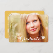 Invitation PixDezines casquette/2018 Grads/do-it-yourself pol (Devant / Derrière)