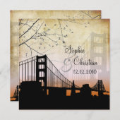 Invitation PixDezines Chicago Lakeshore Skyline/invitations (Devant / Derrière)